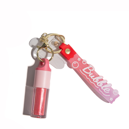 Keychain-style lip gloss
